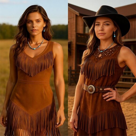 Western Jewelry Set Navajo Pearl Necklace Earring Set Turquoise Jewelry for Wome - Picture 5 of 8